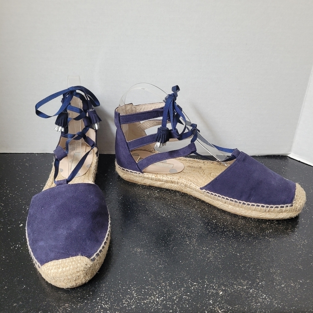 Boden Navy Espadrille Sandals